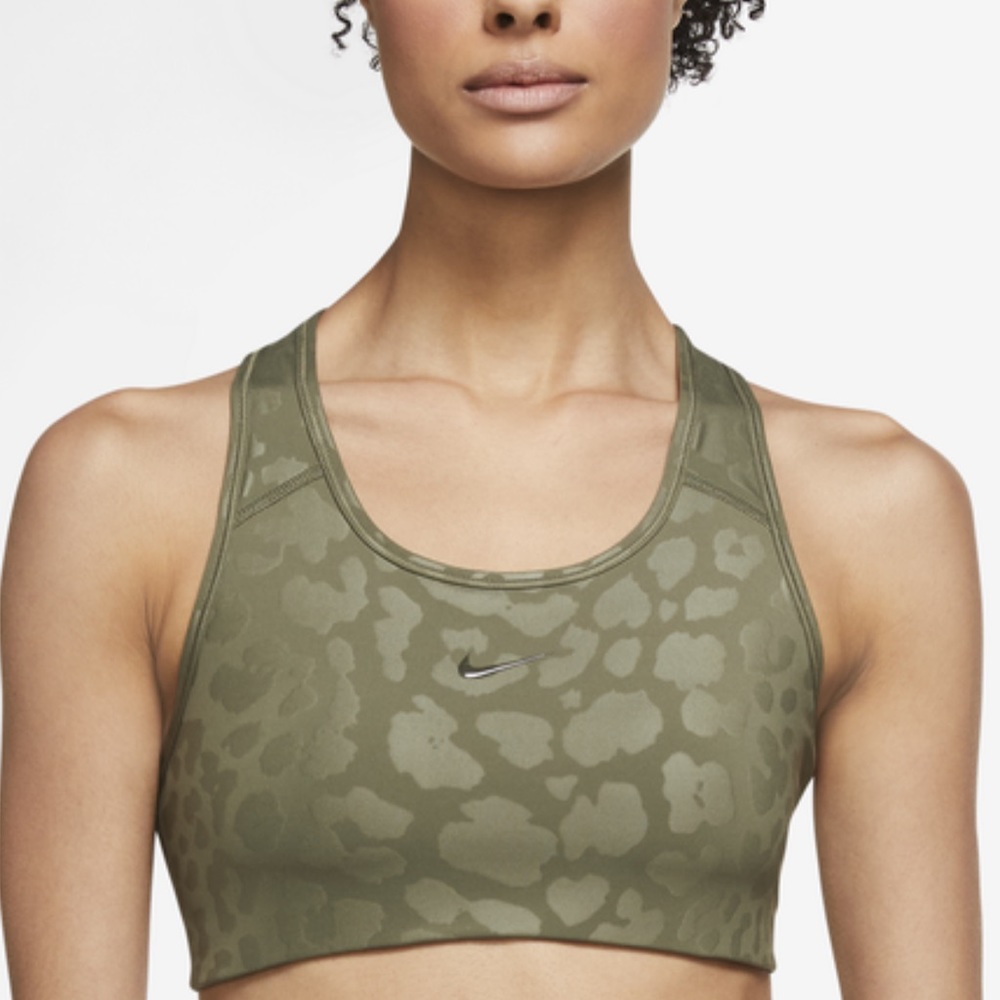Olive Nike Camo Sports Bra